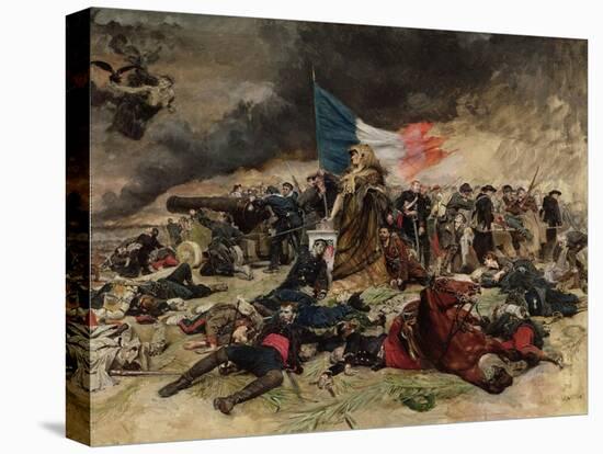 Allegory of the Siege of Paris, 1870-Jean-Louis Ernest Meissonier-Premier Image Canvas