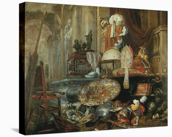 Allegory of Vanities of the World-Pieter Boel-Stretched Canvas