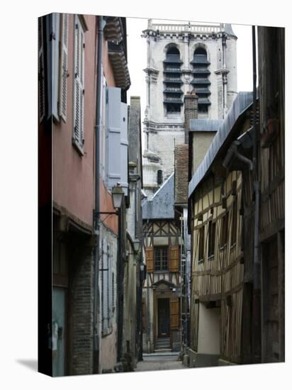 Alley of the Cats and Eglise Ste-Madeleine-Walter Bibikow-Premier Image Canvas