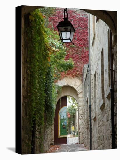 Alley to Garden, Languedoc-Roussillon, France-Lisa S. Engelbrecht-Premier Image Canvas