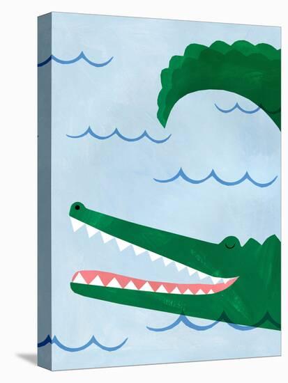 Alligator-Emily Kopcik-Stretched Canvas