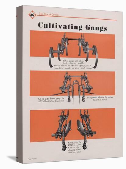 Allis Chalmers All-Crop Tractor Cultivator Gangs-null-Premier Image Canvas