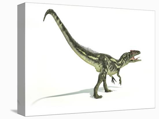 Allosaurus Dinosaur, Artwork-null-Premier Image Canvas