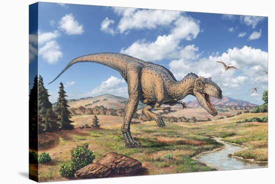 Allosaurus Dinosaur-Joe Tucciarone-Premier Image Canvas