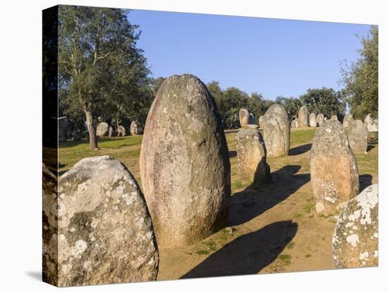 Almendres Cromlech Ancient Stone Circle. Portugal-Martin Zwick-Premier Image Canvas