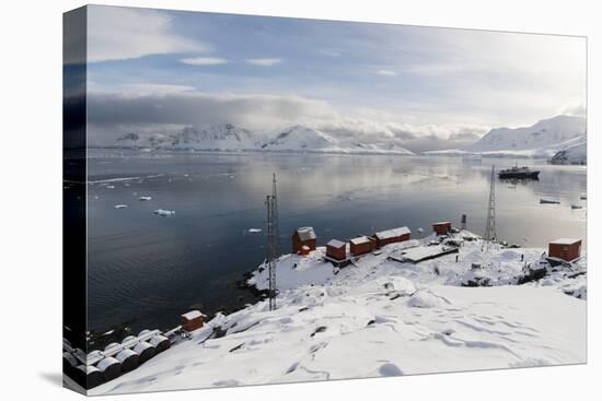 Almirante Brown Argentinian station, Paradise Bay, Antarctica, Polar Regions-Sergio Pitamitz-Premier Image Canvas