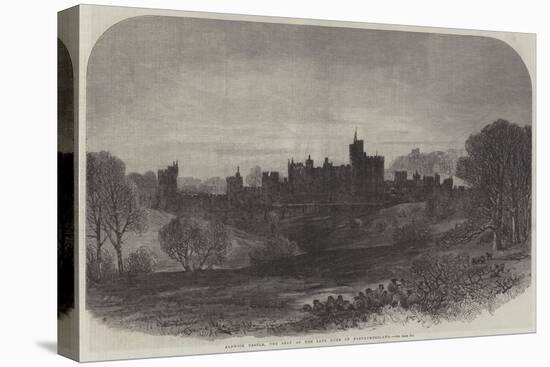 Alnwick Castle, the Seat of the Late Duke of Northumberland-null-Premier Image Canvas