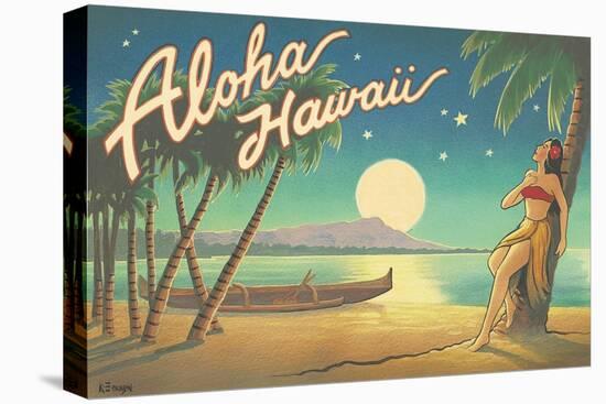 Aloha Hawaii-Kerne Erickson-Stretched Canvas