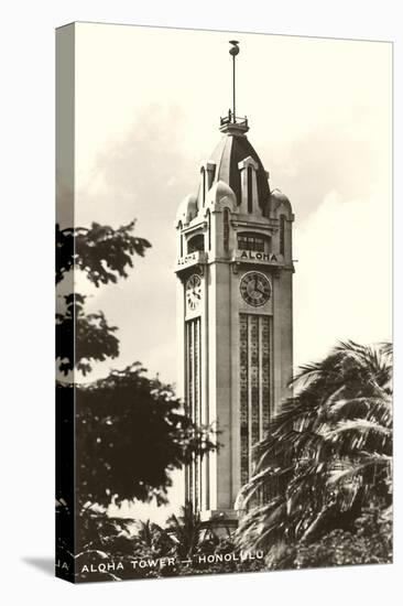 Aloha Tower, Honolulu, Hawaii-null-Stretched Canvas