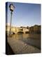 Along the Arno River and the Ponte Vecchio, Florence, Tuscany, Italy, Europe-Olivieri Oliviero-Premier Image Canvas