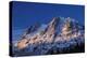 Alpenglow on Carson Peak Above Silver Lake, Eastern Sierra, California-David Wall-Premier Image Canvas