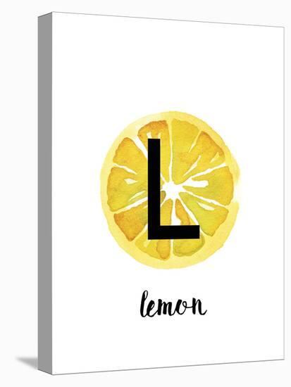 Alphabet Lemon-Kristine Hegre-Stretched Canvas
