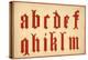 Alphabet, letters a-m, lower case-Unknown-Premier Image Canvas