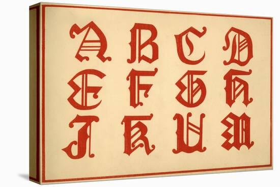 Alphabet, letters A-M, upper case-Unknown-Premier Image Canvas