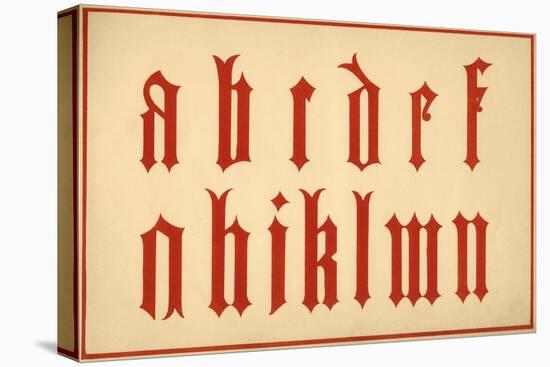 Alphabet, letters a-n, lower case-Unknown-Premier Image Canvas