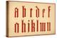 Alphabet, letters a-n, lower case-Unknown-Premier Image Canvas