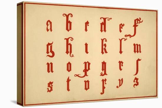 Alphabet, letters a-z, lower case-Unknown-Premier Image Canvas