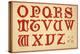 Alphabet, letters O-Z, upper case-Unknown-Premier Image Canvas