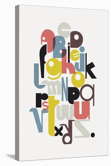 Alphabet-Laure Girardin Vissian-Stretched Canvas