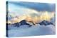 Alpine Landscape with Peaks Covered by Snow and Clouds-Evgeny Bakharev-Premier Image Canvas