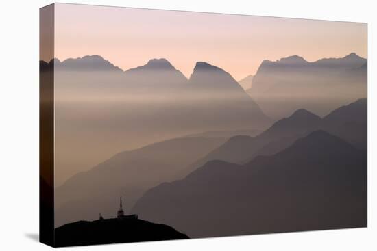 Alpine Sunset-Lorenzo Rieg-Premier Image Canvas