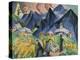 Alpleben, Triptych; Alpleben, Triptychon, 1918-Ernst Ludwig Kirchner-Premier Image Canvas