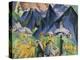 Alpleben, Triptych-Ernst Ludwig Kirchner-Premier Image Canvas