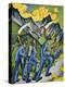 Alpleben, Triptych-Ernst Ludwig Kirchner-Premier Image Canvas