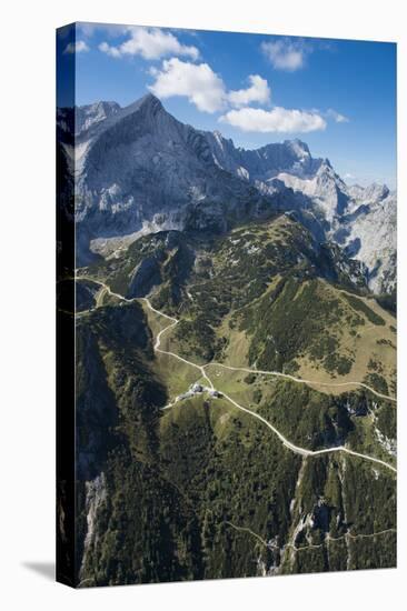 Alpspitze, Germany, Garmisch Partenkirchen, Oberland, Osterfelder Region Wettersteingebirge-Frank Fleischmann-Premier Image Canvas