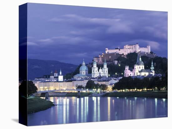 Alt Stadt and Hohensalzburg Fortress, Salzburg, Austria-Jon Arnold-Premier Image Canvas