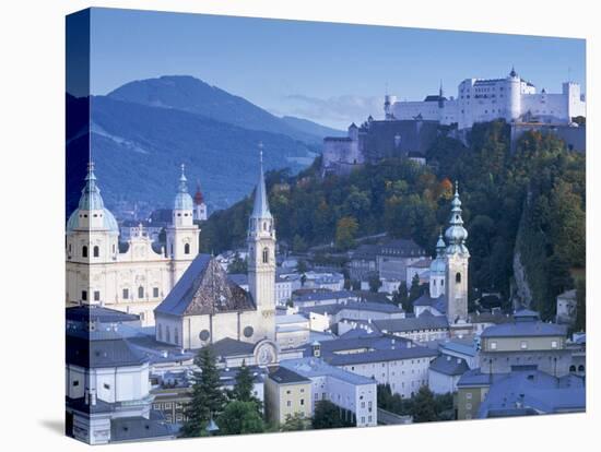 Alt Stadt and Hohensalzburg Fortress, Salzburg, Austria-Peter Adams-Premier Image Canvas