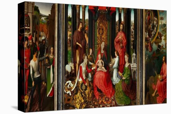 Altarpiece of St. John the Baptist and St. John the Evangelist, 1474-79-Hans Memling-Premier Image Canvas