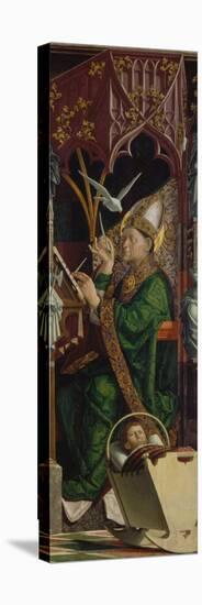 Altarpiece of the Four Latin Doctors, about 1480. Right Panel, Inner Part, St. Ambrose-Michael Pacher-Premier Image Canvas