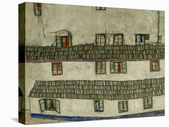 Alte Haeuser-Old Houses (Krumlov, Bohemia) 1914.-Egon Schiele-Premier Image Canvas