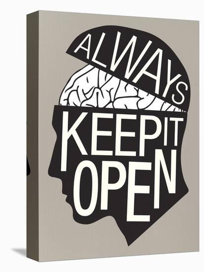 Always Keep It Open Poster-null-Stretched Canvas
