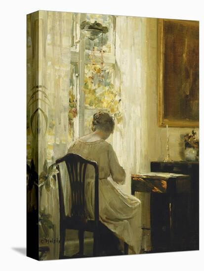 Am Wohnzimmerfenster-Carl Holsoe-Premier Image Canvas