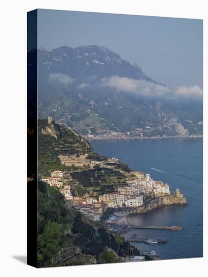 Amalfi Peninsula, Amalfi Coast, UNESCO World Heritage Site, Campania, Italy, Mediterranean, Europe-Angelo Cavalli-Premier Image Canvas