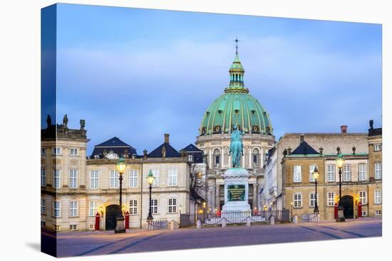 Amalienborg Palace at Dawn, Copenhagen, Denmark, Scandinavia, Europe-Chris Hepburn-Premier Image Canvas