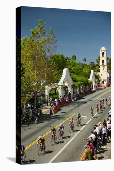 Amateur Men Bicyclists competing in the Garrett Lemire Memorial Grand Prix National Racing Circu...-null-Premier Image Canvas