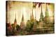 Amazing Bangkok - Artwork In Painting Style-Maugli-l-Stretched Canvas