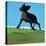 Amazing Black Dog, 2000-Marjorie Weiss-Premier Image Canvas