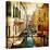 Amazing Venice -Artwork In Painting Style-Maugli-l-Stretched Canvas