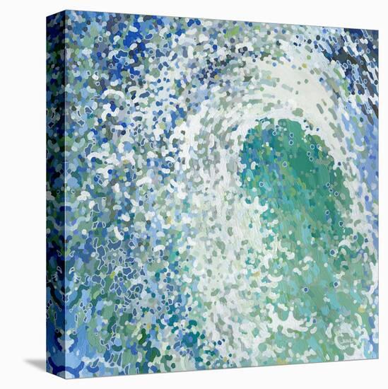 Amazonite Waves-Margaret Juul-Stretched Canvas