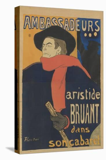 Ambassadeurs: Aristide Bruant, 1892-Henri de Toulouse-Lautrec-Premier Image Canvas