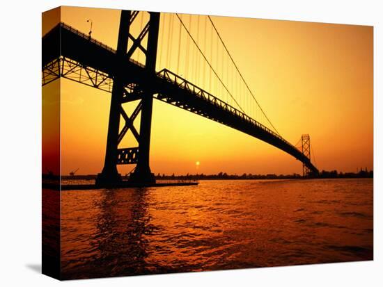 Ambassador Bridge, U.S.A.-Greg Johnston-Premier Image Canvas