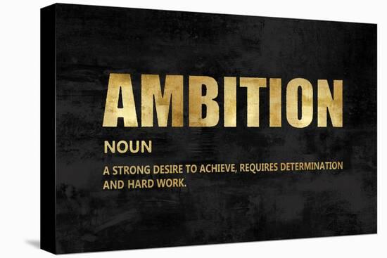 Ambition in Gold-Jamie MacDowell-Stretched Canvas