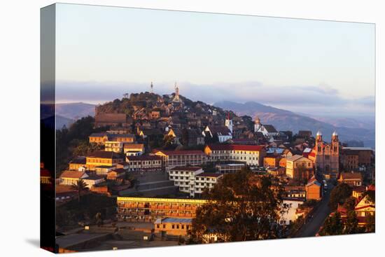 Ambozontany Cathedral, Fianarantsoa Haute Ville in the afternoon, central area, Madagascar, Africa-Christian Kober-Premier Image Canvas