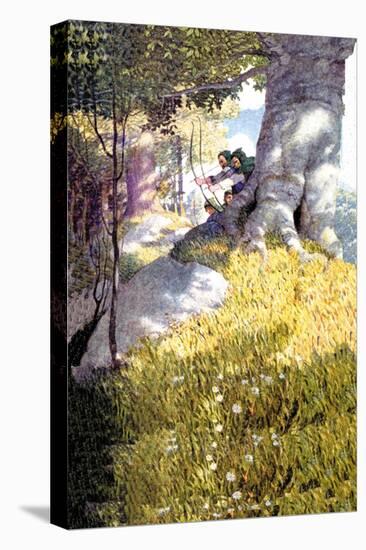 Ambush-Newell Convers Wyeth-Stretched Canvas