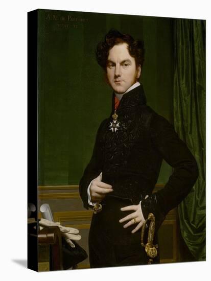 Amédée-David, the Comte De Pastoret, 1823-26-Jean Auguste Dominique Ingres-Premier Image Canvas