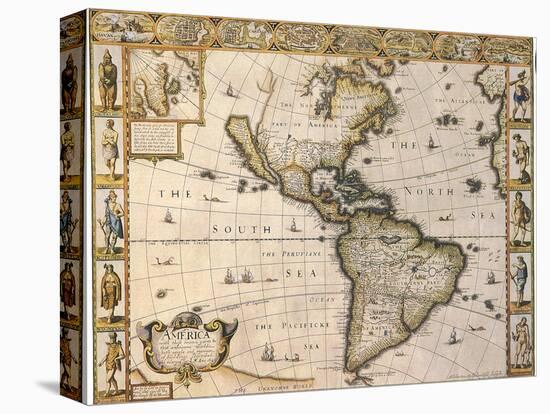 America, 1626-John Speed-Premier Image Canvas